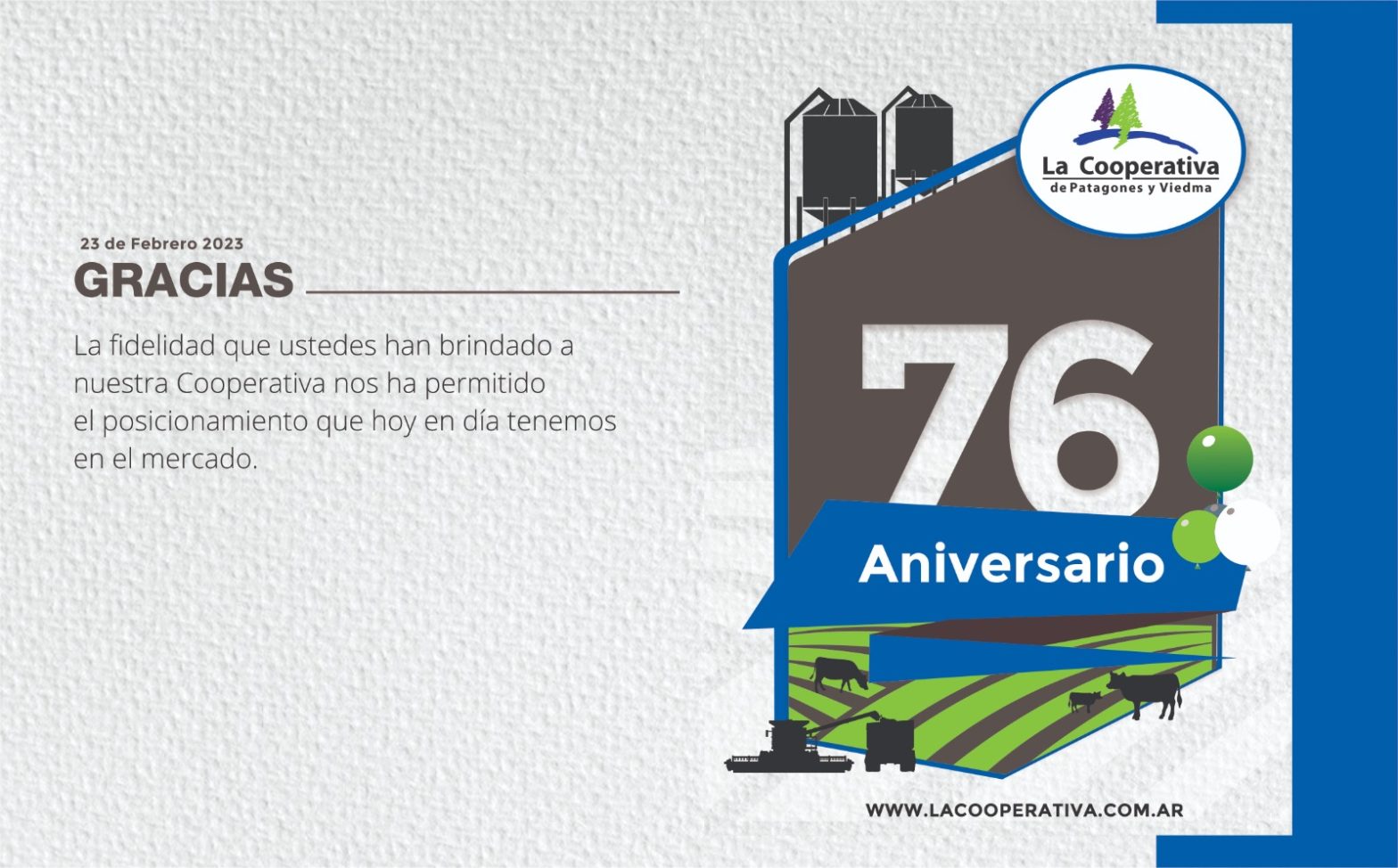 76 Aniversario de la Cooperativa - 23 de Marzo 2023