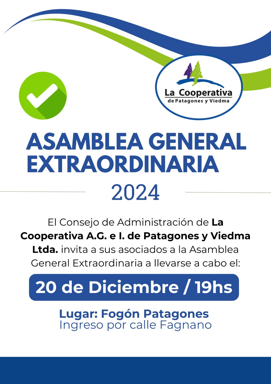 Asamblea General 20 Diciembre 2024