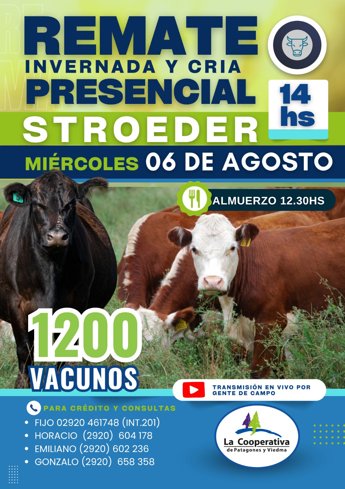 Remate Invernada y Cria Stroeder Presencial