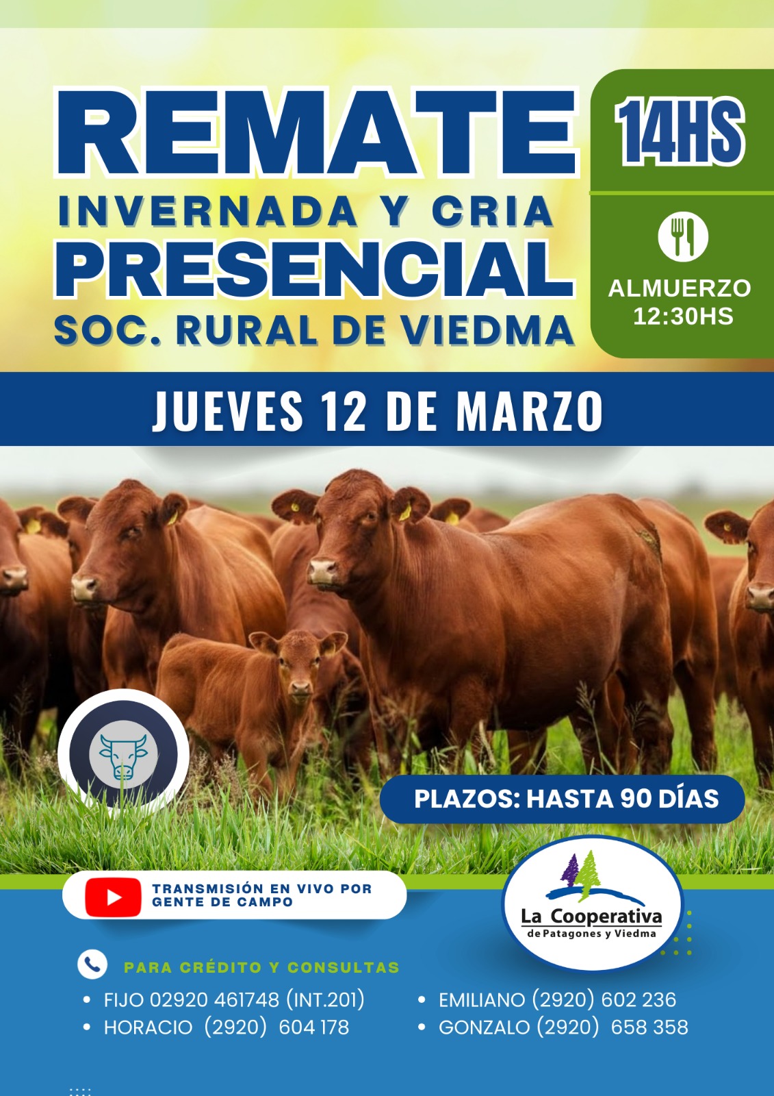 Remate presencial 12 de marzo 2026