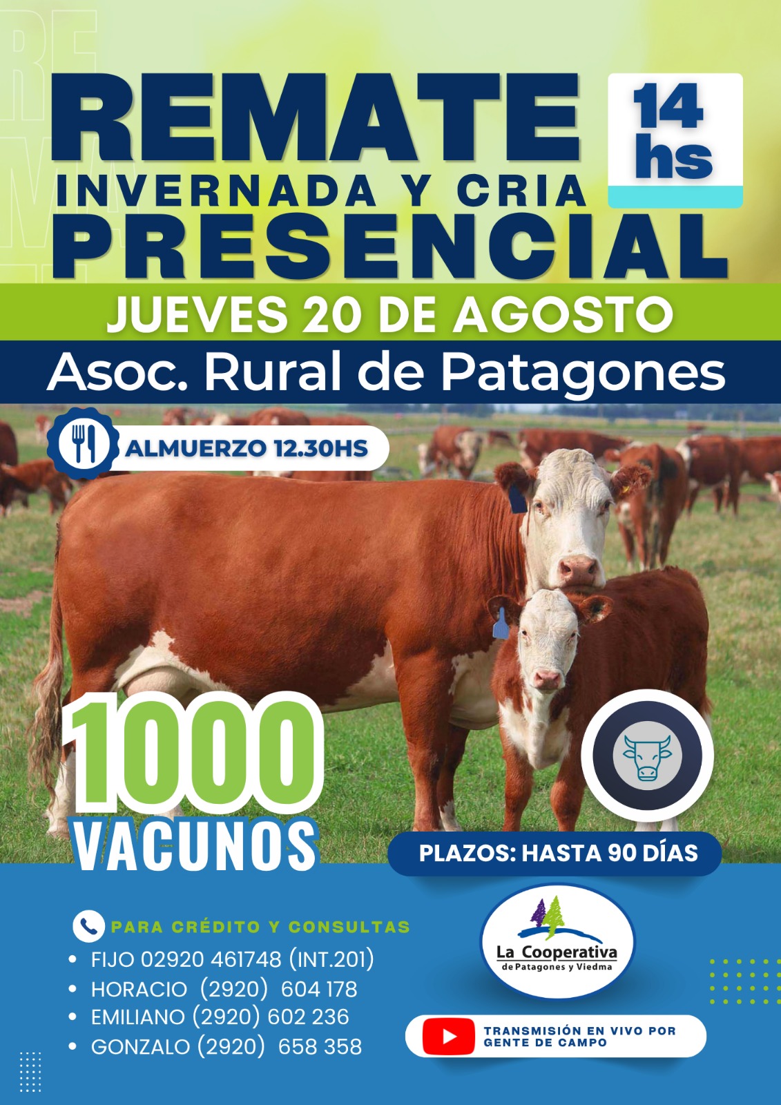Remate Presencial del 20 de a gosto 2026